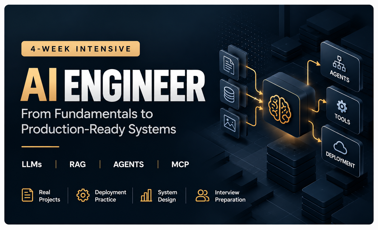 AI Engineer Course | RAG, Agents, MCP, Evals & Production AI